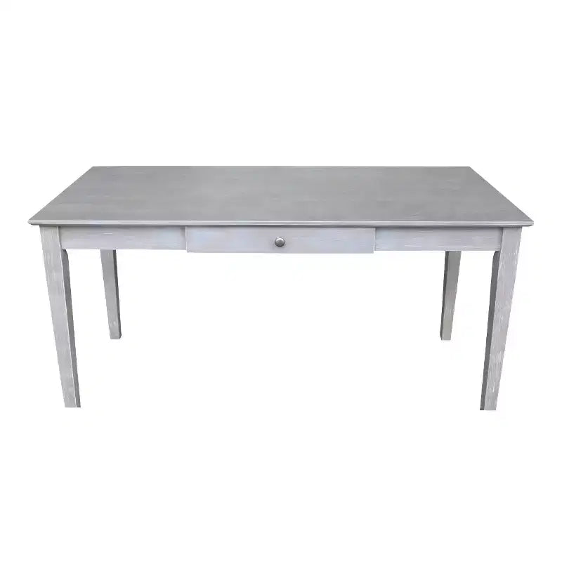 Writing Desk with 1 Drawer, Hardwood Frame, 60"W x 26"D x 30"H, Holds up to 100 lbs