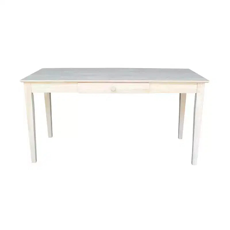 Writing Desk with 1 Drawer, Hardwood Frame, 60"W x 26"D x 30"H, Holds up to 100 lbs