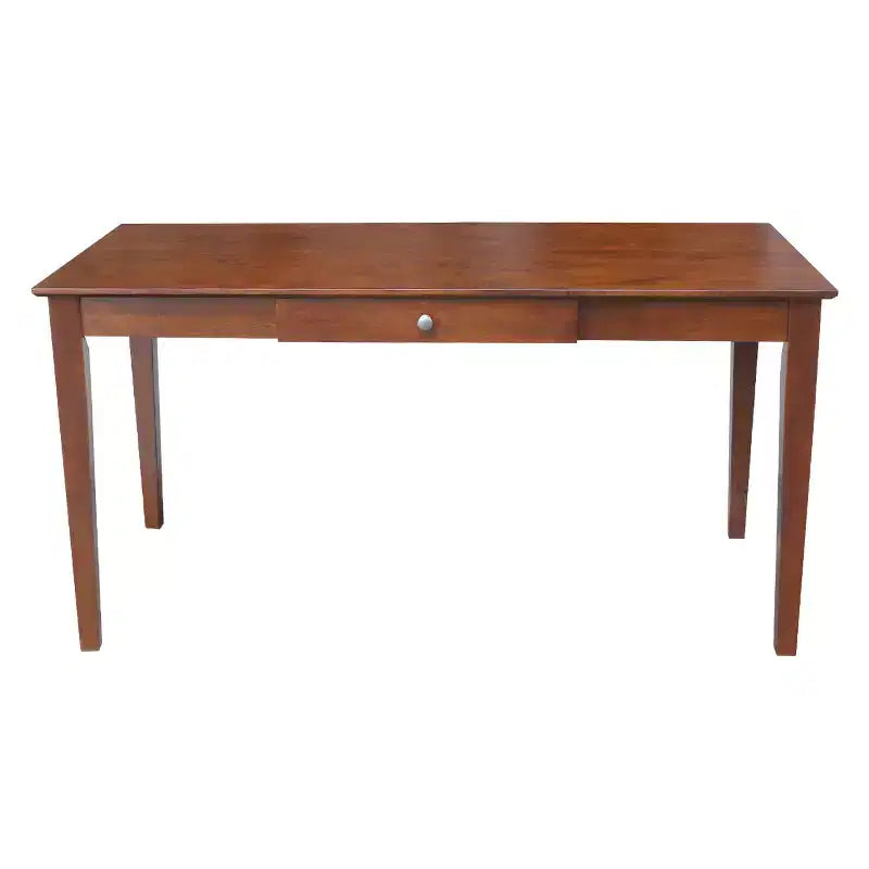 Writing Desk with 1 Drawer, Hardwood Frame, 60"W x 26"D x 30"H, Holds up to 100 lbs
