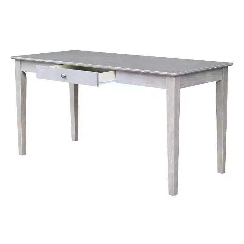 Writing Desk with 1 Drawer, Hardwood Frame, 60"W x 26"D x 30"H, Holds up to 100 lbs