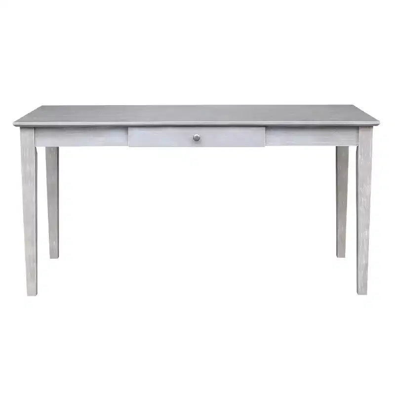 Writing Desk with 1 Drawer, Hardwood Frame, 60"W x 26"D x 30"H, Holds up to 100 lbs