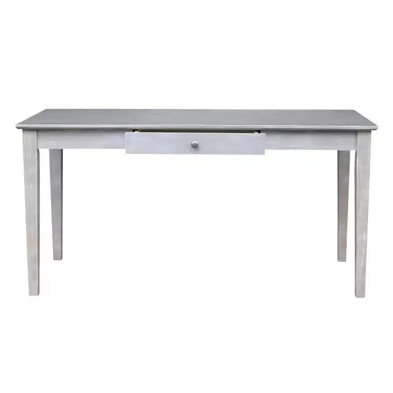 Writing Desk with 1 Drawer, Hardwood Frame, 60"W x 26"D x 30"H, Holds up to 100 lbs