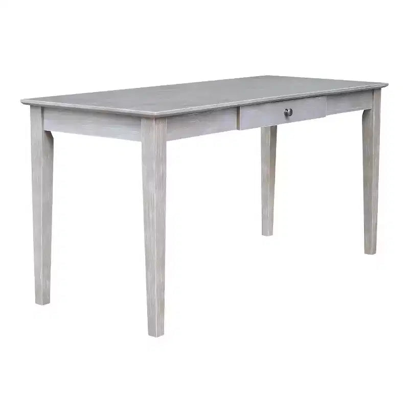 Writing Desk with 1 Drawer, Hardwood Frame, 60"W x 26"D x 30"H, Holds up to 100 lbs