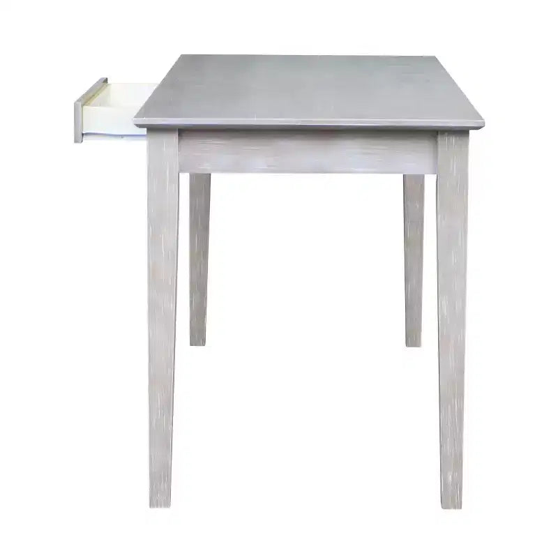 Writing Desk with 1 Drawer, Hardwood Frame, 60"W x 26"D x 30"H, Holds up to 100 lbs