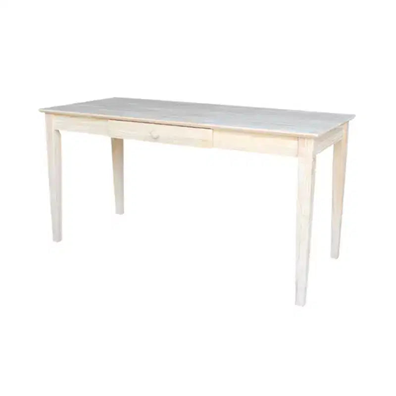 Writing Desk with 1 Drawer, Hardwood Frame, 60"W x 26"D x 30"H, Holds up to 100 lbs