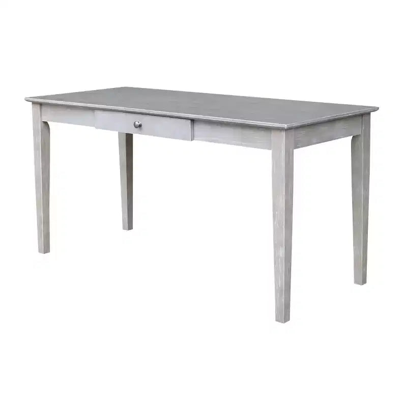Writing Desk with 1 Drawer, Hardwood Frame, 60"W x 26"D x 30"H, Holds up to 100 lbs