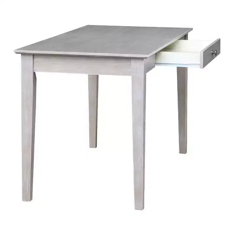 Writing Desk with 1 Drawer, Hardwood Frame, 48"W x 26"D x 30"H, Holds up to 100 lbs