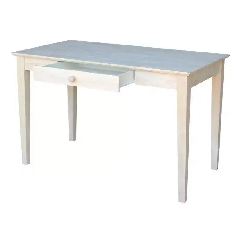 Writing Desk with 1 Drawer, Hardwood Frame, 48"W x 26"D x 30"H, Holds up to 100 lbs