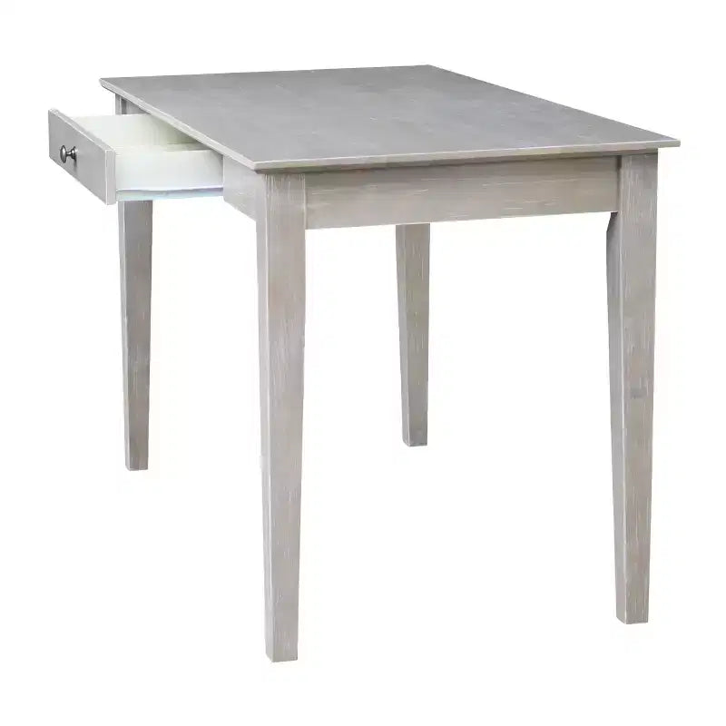 Writing Desk with 1 Drawer, Hardwood Frame, 48"W x 26"D x 30"H, Holds up to 100 lbs