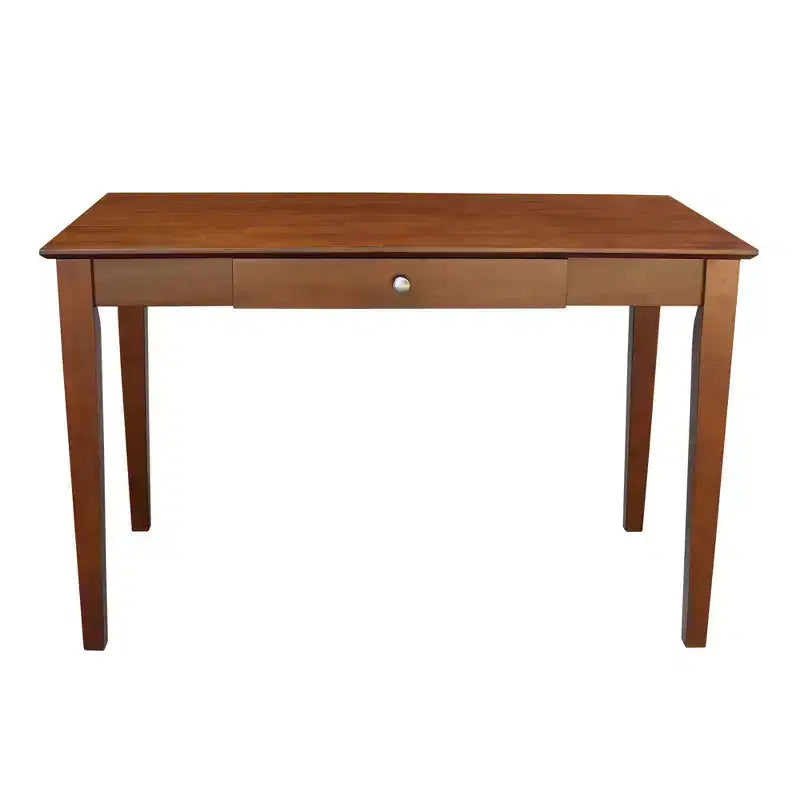 Writing Desk with 1 Drawer, Hardwood Frame, 48"W x 26"D x 30"H, Holds up to 100 lbs