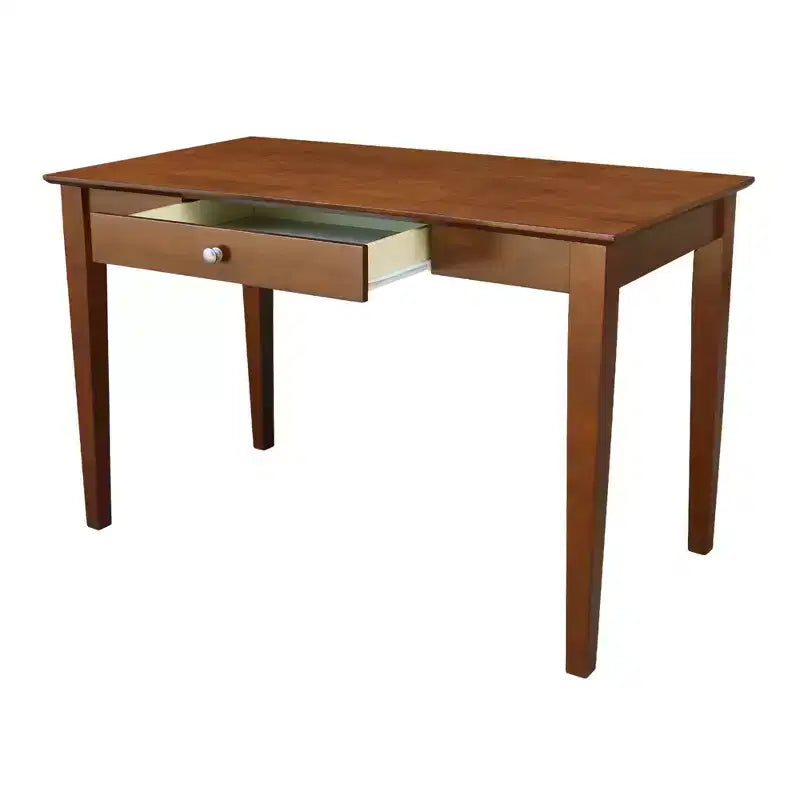 Writing Desk with 1 Drawer, Hardwood Frame, 48"W x 26"D x 30"H, Holds up to 100 lbs