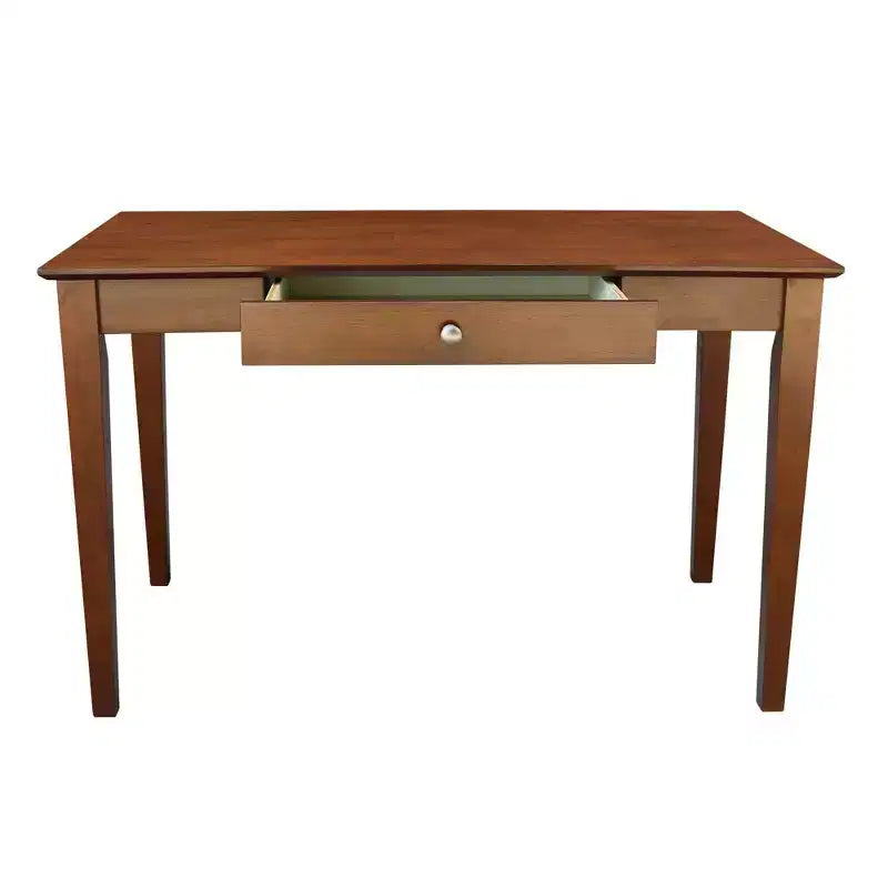 Writing Desk with 1 Drawer, Hardwood Frame, 48"W x 26"D x 30"H, Holds up to 100 lbs