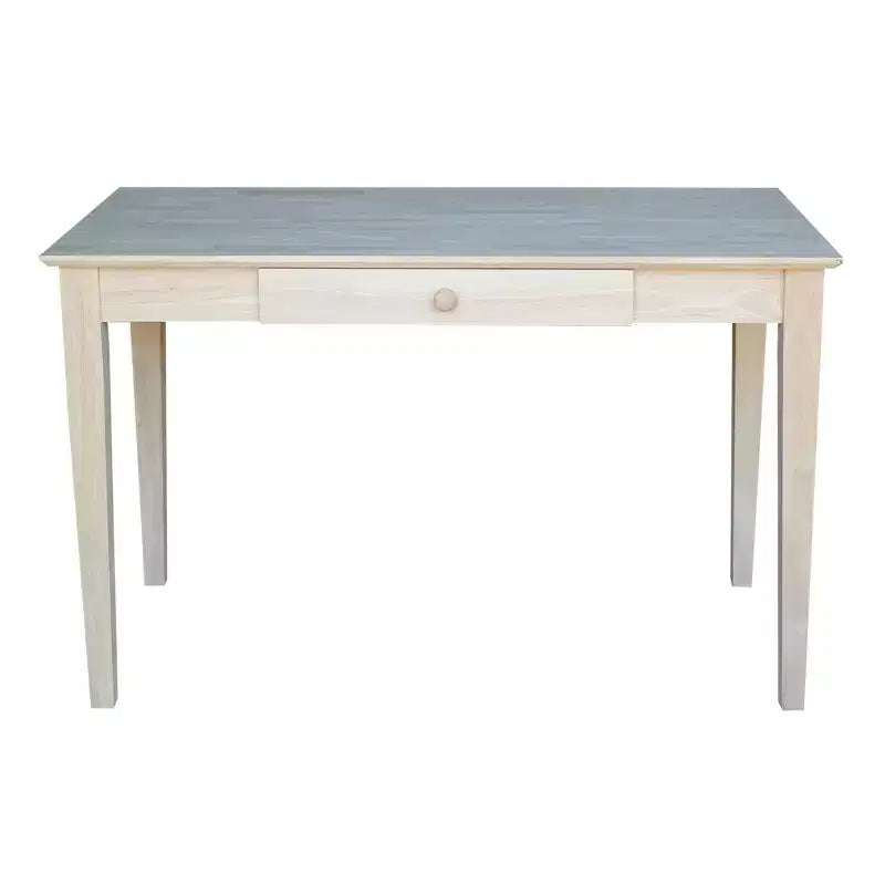 Writing Desk with 1 Drawer, Hardwood Frame, 48"W x 26"D x 30"H, Holds up to 100 lbs
