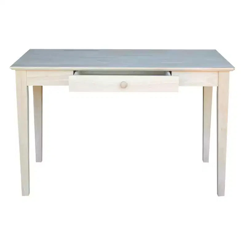 Writing Desk with 1 Drawer, Hardwood Frame, 48"W x 26"D x 30"H, Holds up to 100 lbs