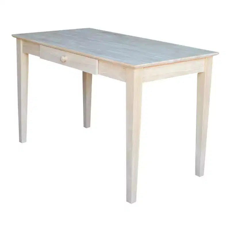 Writing Desk with 1 Drawer, Hardwood Frame, 48"W x 26"D x 30"H, Holds up to 100 lbs
