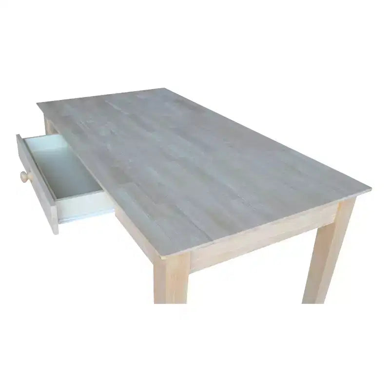 Writing Desk with 1 Drawer, Hardwood Frame, 48"W x 26"D x 30"H, Holds up to 100 lbs