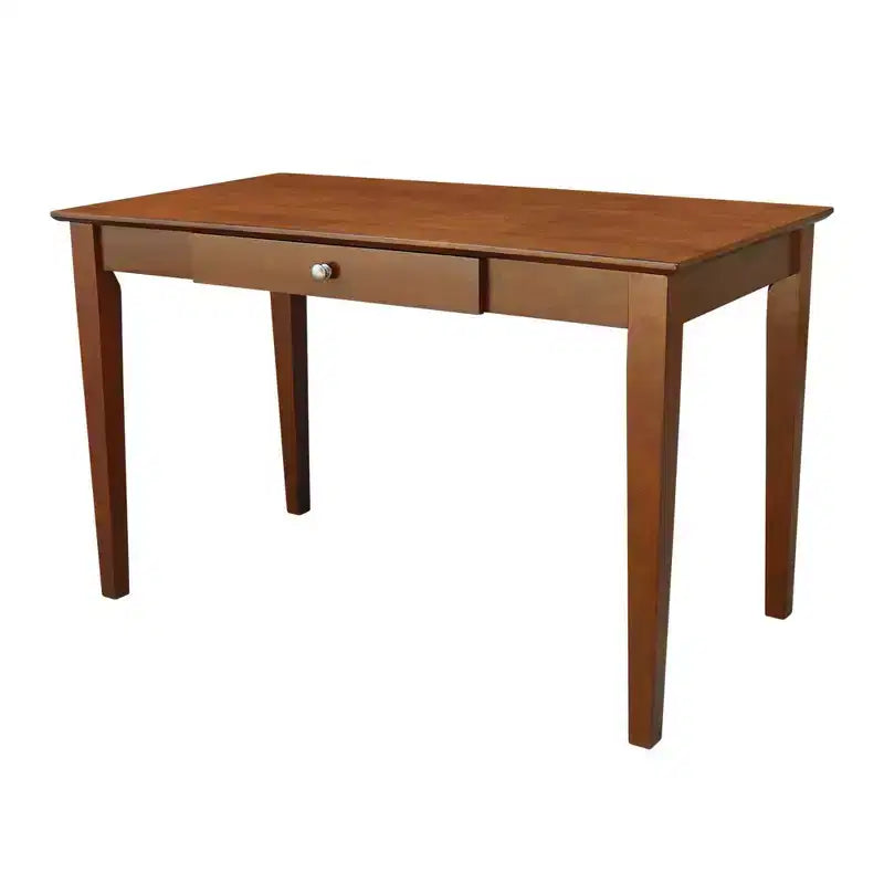 Writing Desk with 1 Drawer, Hardwood Frame, 48"W x 26"D x 30"H, Holds up to 100 lbs