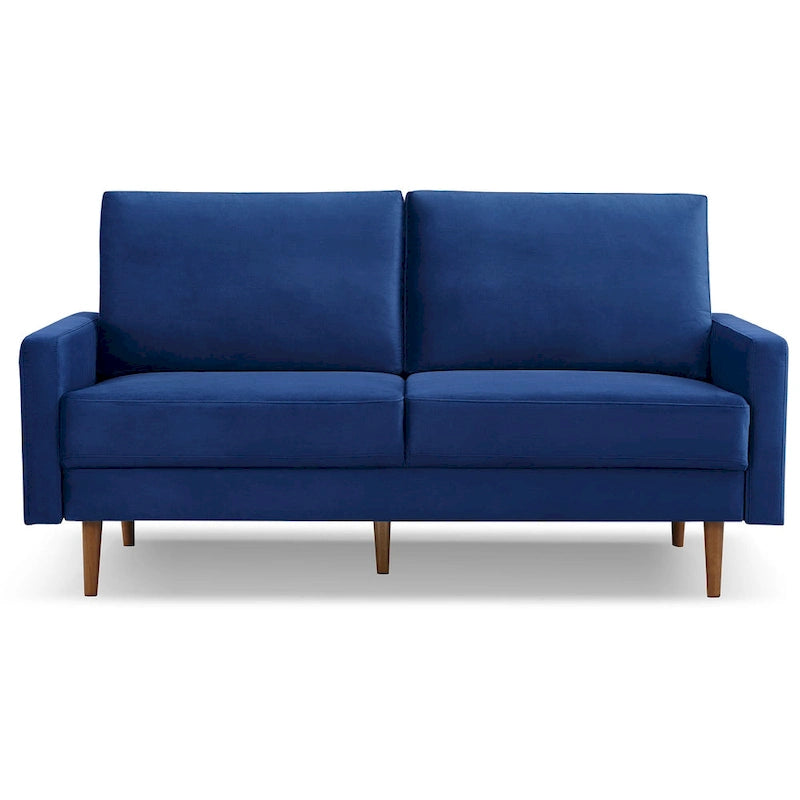 Divano imbottito OS Home and Office Furniture largo 175 cm con braccioli quadrati