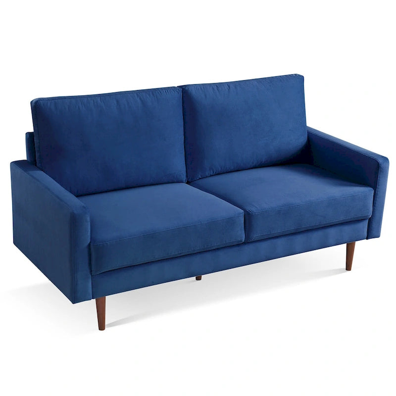 Divano imbottito OS Home and Office Furniture largo 175 cm con braccioli quadrati