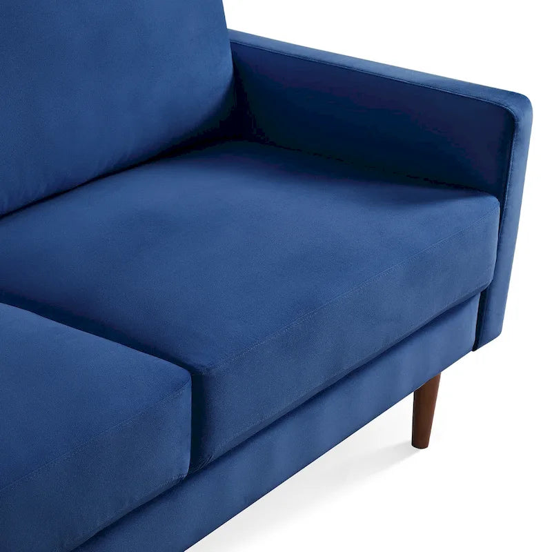 Divano imbottito OS Home and Office Furniture largo 175 cm con braccioli quadrati