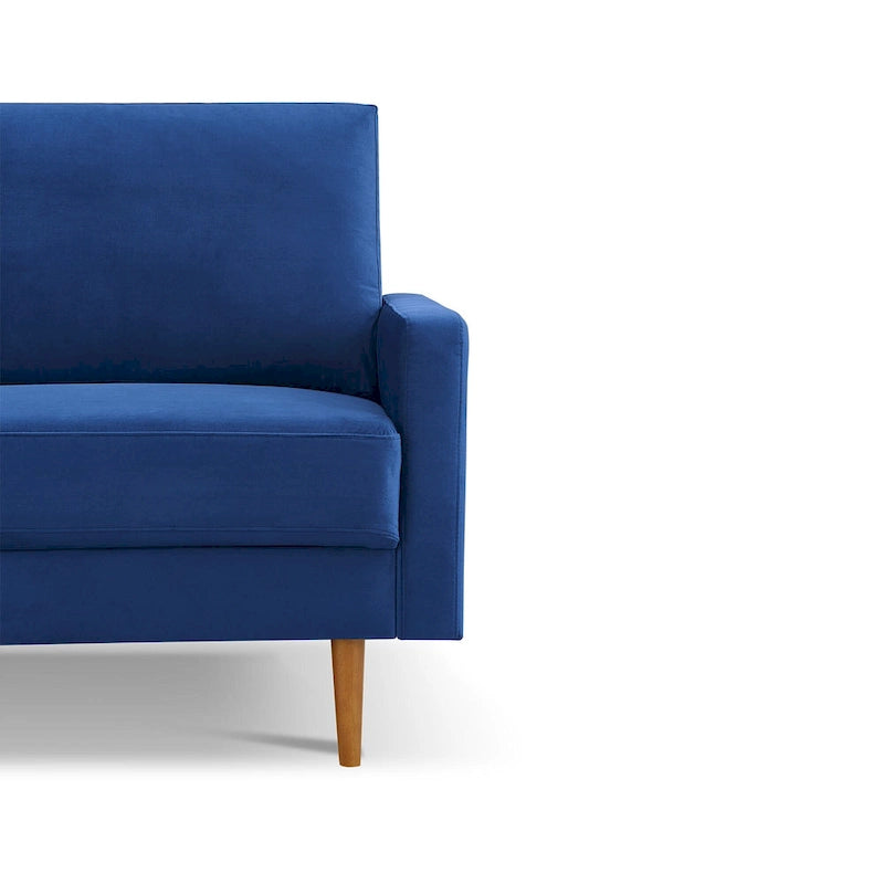 Divano imbottito OS Home and Office Furniture largo 175 cm con braccioli quadrati