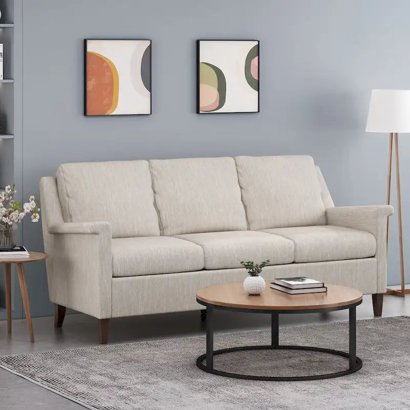 Divano a 3 posti in tessuto Dupont Modern di Christopher Knight Home