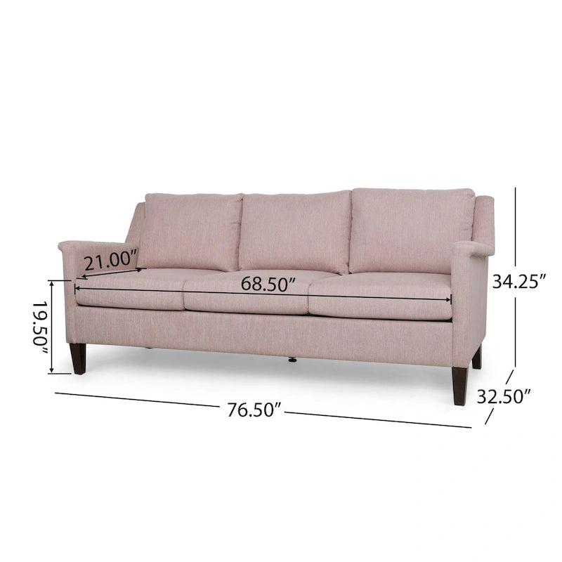 Divano a 3 posti in tessuto Dupont Modern di Christopher Knight Home