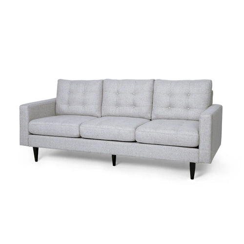 Adderbury Contemporary 3-seat Tufted Fabric Sofa by Christopher Knight Home