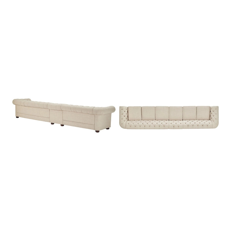 Gdansk 4-Seat Modular Chesterfield Sofa