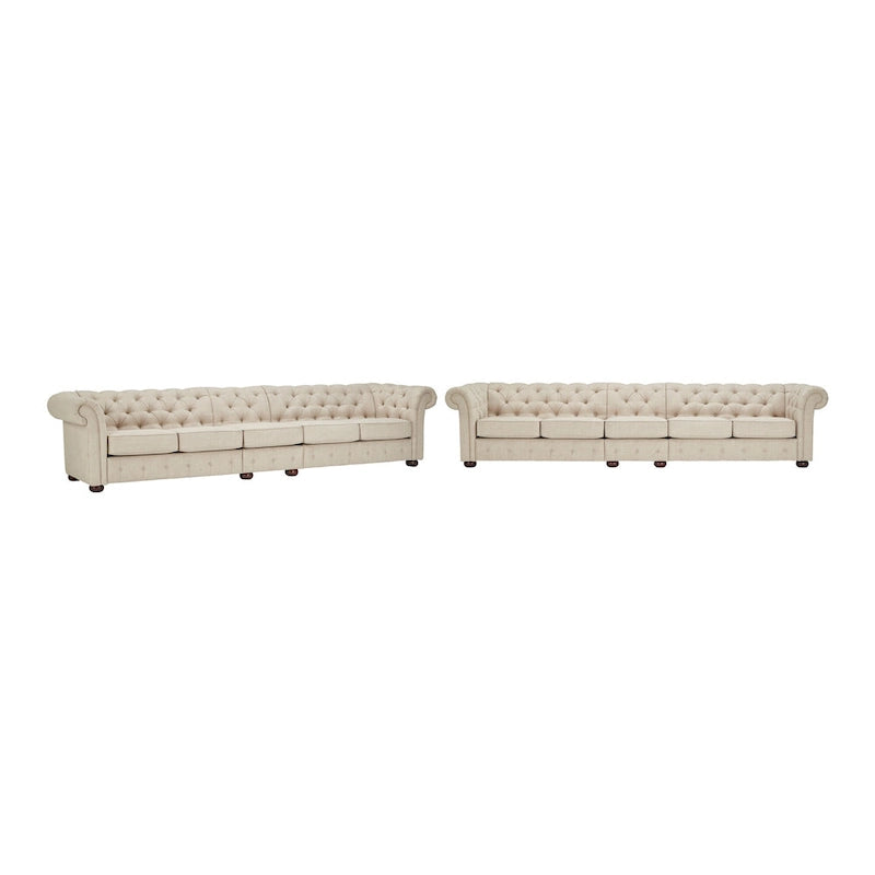 Gdansk 4-Seat Modular Chesterfield Sofa
