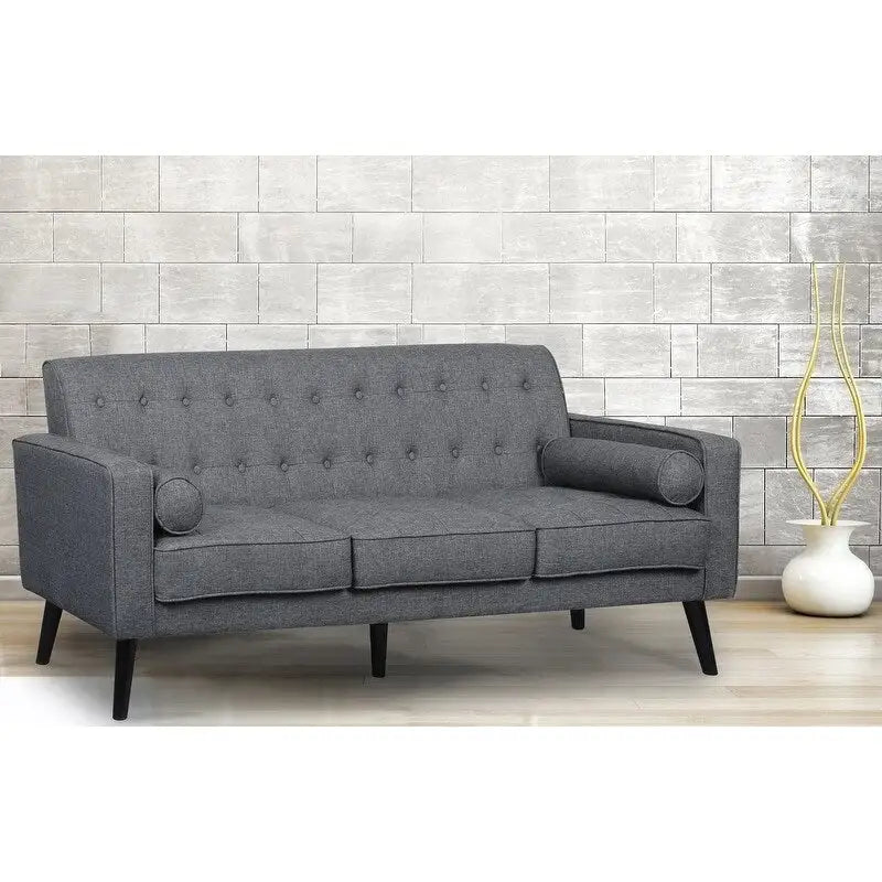 Valadez Mid Century Upholstered Tufted Sofa