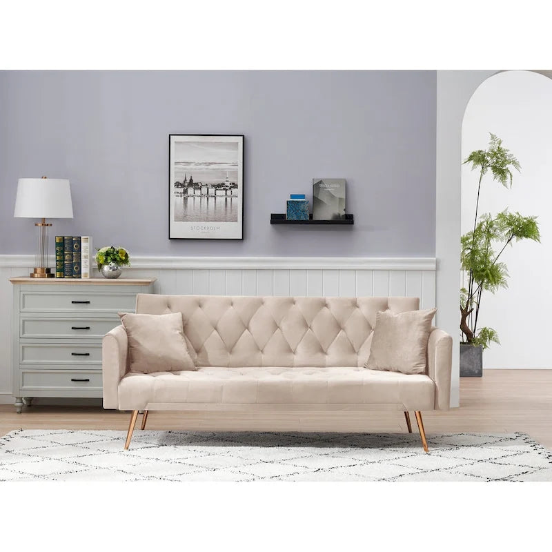 Convertible Double Folding Living Room Sofa Bed