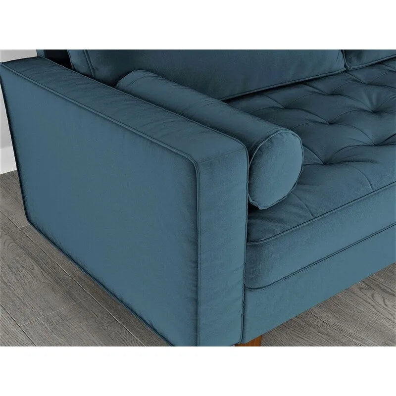 Mac Velvet Mid-century Style Sofa