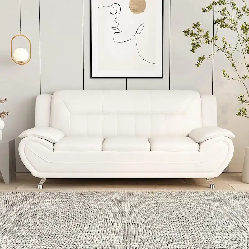 Michael Segura-bank bekleed met kunstleer