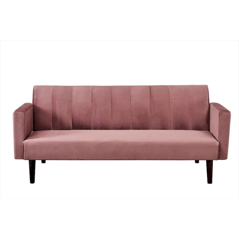 Container Furniture Srtip Convertible Velvet Sofa Bed