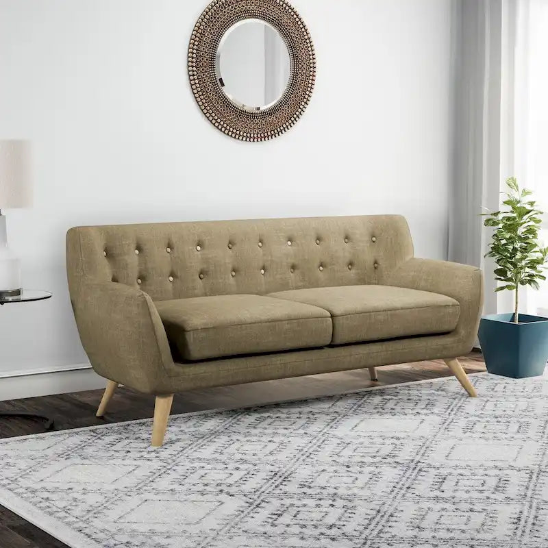 Carson Carrington Brandbu Button-tufted Modern Sofa