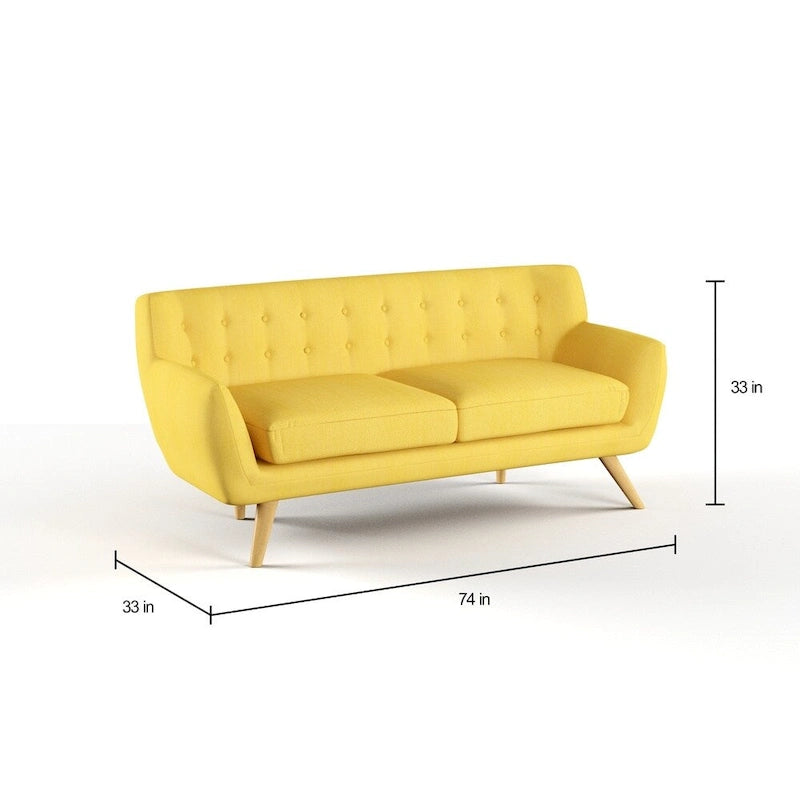 Carson Carrington Brandbu Button-tufted Modern Sofa