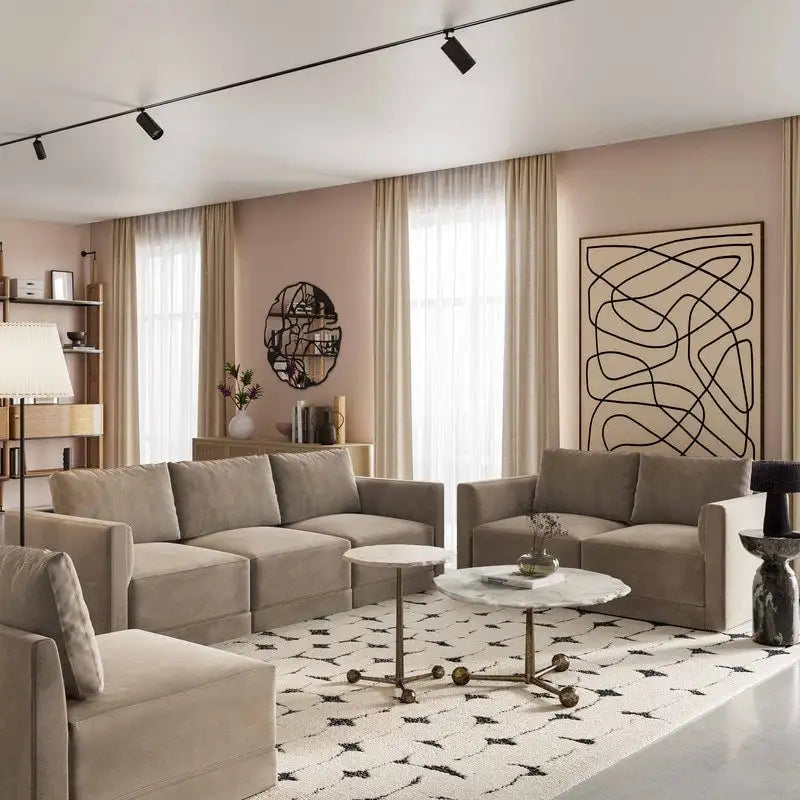 Willow modulaire bank met 3 delen