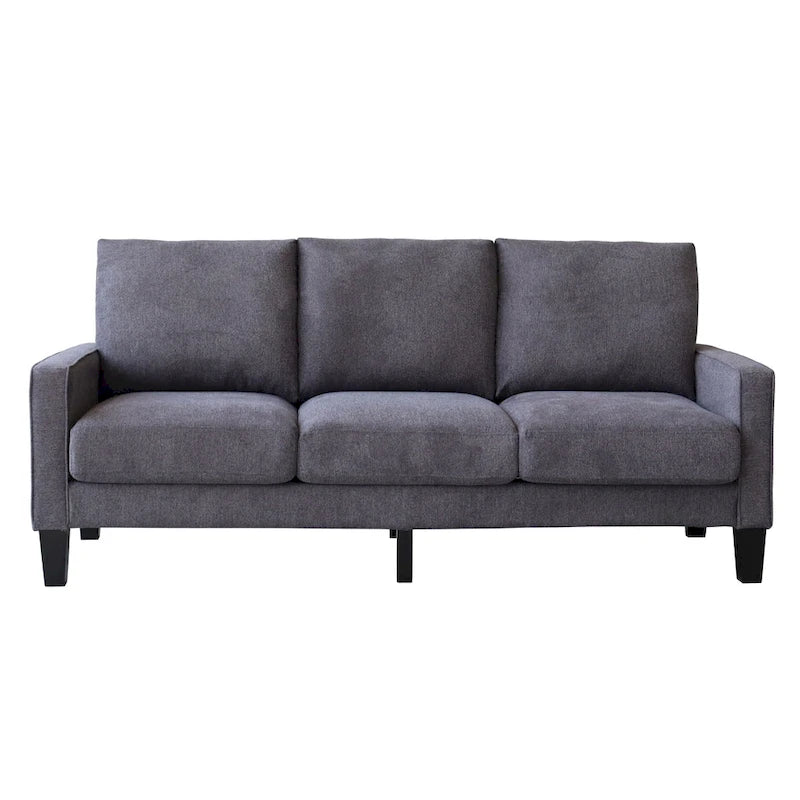 Modern Living Room Furniture Sofa in Beige Fabric