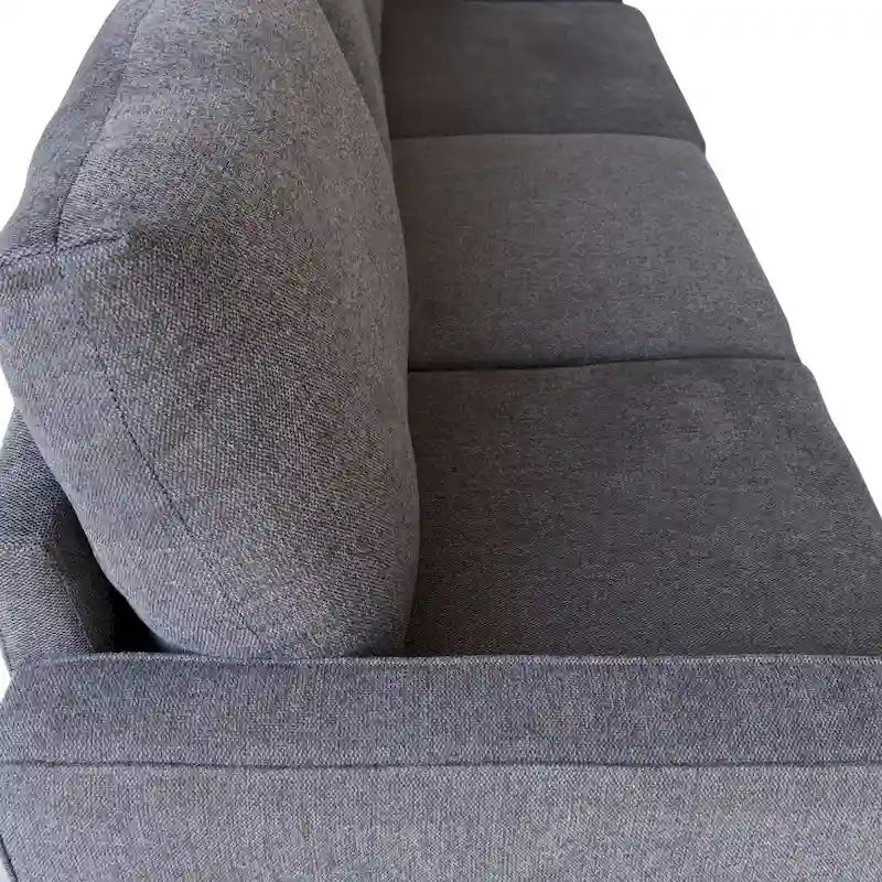Modern Living Room Furniture Sofa in Beige Fabric