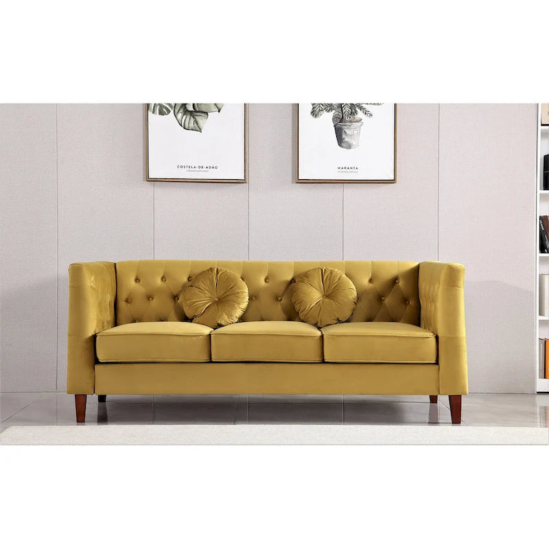 Divano Chesterfield classico Fancher Kittleson