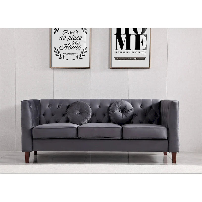 Divano Chesterfield classico Fancher Kittleson