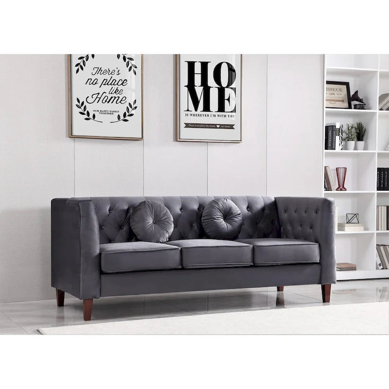 Divano Chesterfield classico Fancher Kittleson