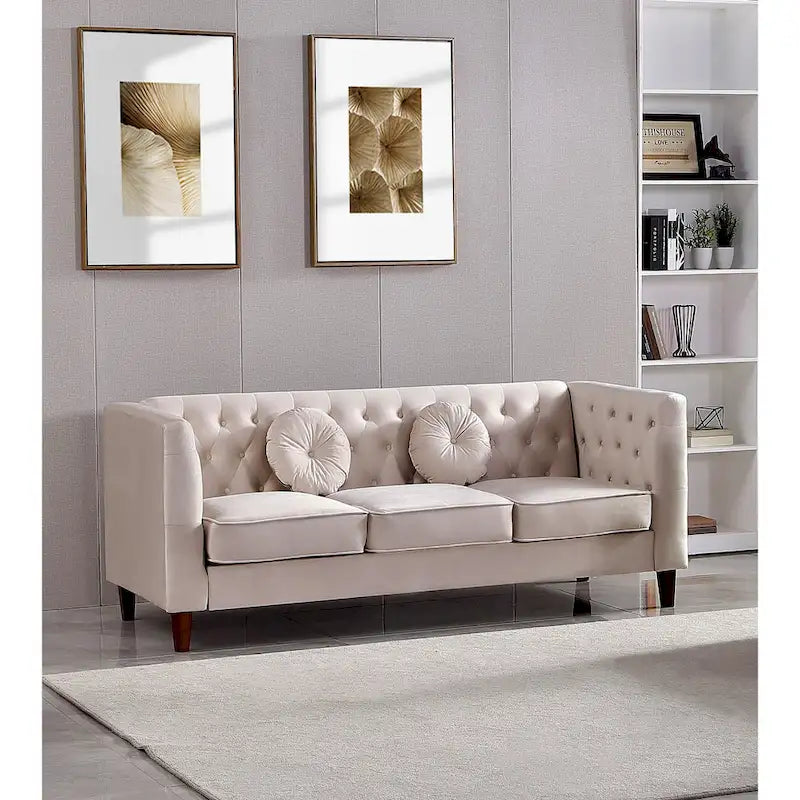 Divano Chesterfield classico Fancher Kittleson
