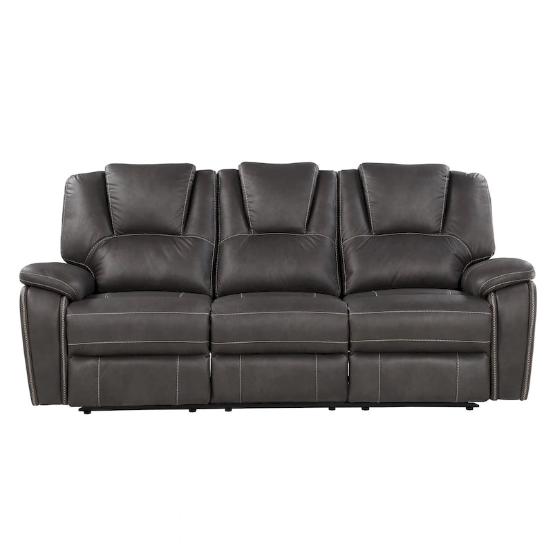 Divano reclinabile manuale in similpelle Steve Silver Kameryn