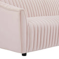 Divano con Canali Trapuntati in Velluto Performance Announce