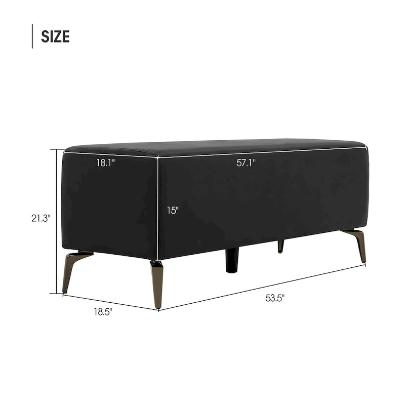 MCombo Sedie per sala d'attesa per ingresso e negozio, ecopelle W704