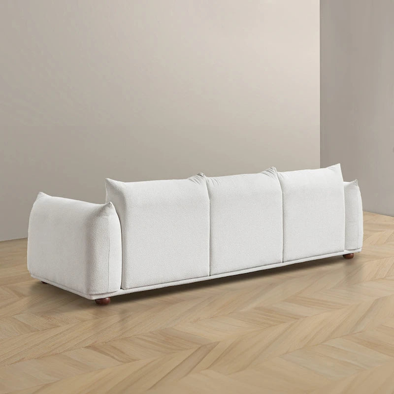 Divano Arten Mid-Century Modern di lusso in Bouclé/Velluto