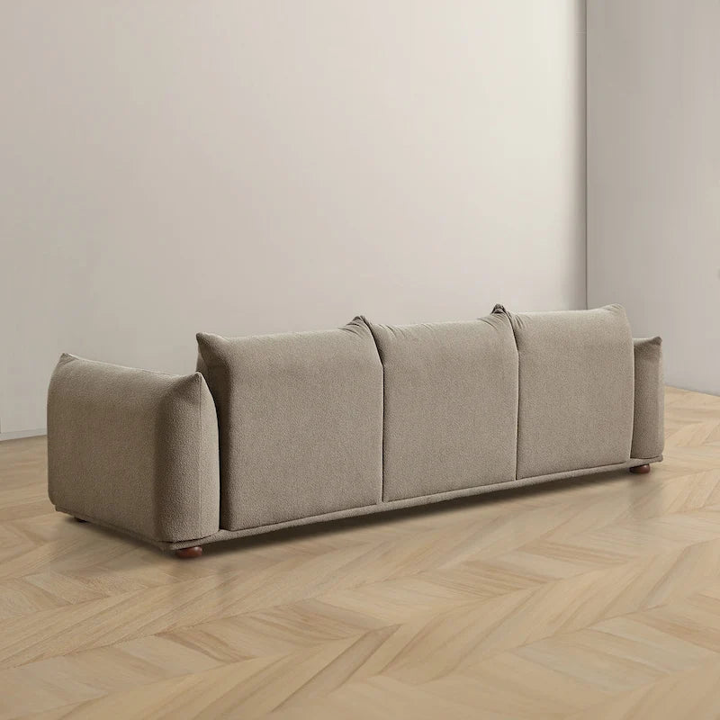 Divano Arten Mid-Century Modern di lusso in Bouclé/Velluto