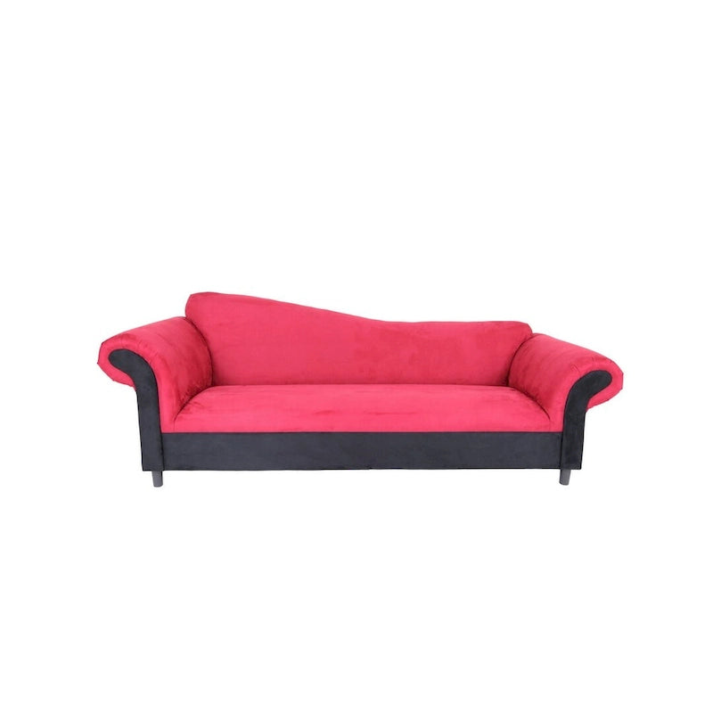 Coast to Coast Sofas Traditional 3 Seater Sofa Velvet Solid Wood Frame Upholstered